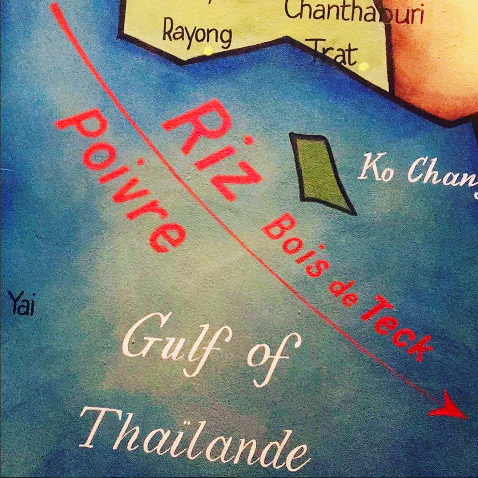 carte thailand